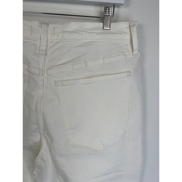 MADEWELL White The Perfect Vintage Wide-Leg Crop Jean NWT Size 29 - Picture 8 of 9